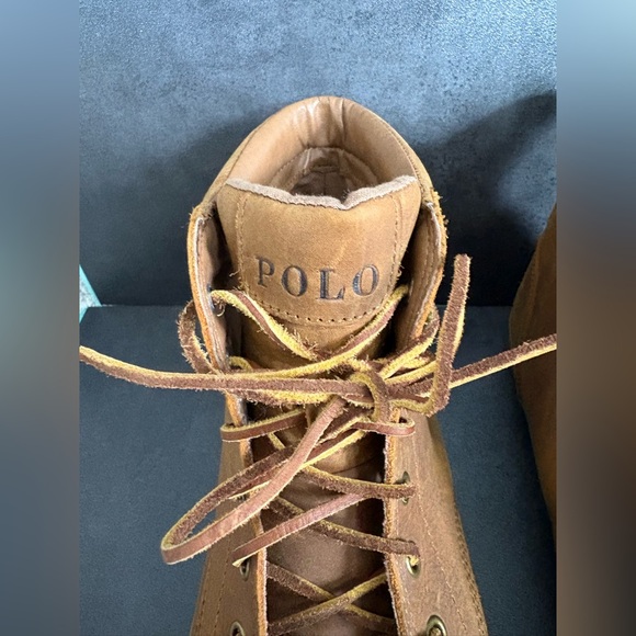 Polo by Ralph Lauren Tan Leather Men\'s Boots main image 11